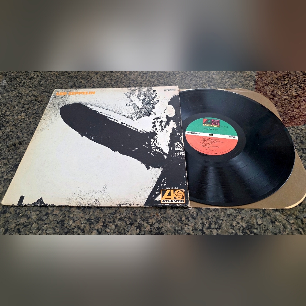 Led Zeppelin 1969 Self Titled Vinyl LP Record Atlantic SD 19126 Rare HTF vintage